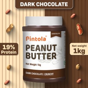 Pintola Dark Chocolate Peanut Butter (Crunchy)(1 Kg)