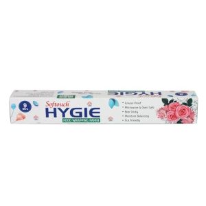 Softouch Hygie Multipurpose Food Wrapping Paper 9 Meter | Keeps Food Fresh | Ideal For Cooking, Storing, Baking, And Packing