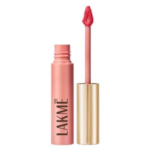 Lakmé 9 To 5 Weightless Mousse Lip & Cheek Color, Matte Lipstick & Blush, Lightweight, Long Lasting Lip & Cheek Tint For Dewy Look, Plum Feather, 9 G