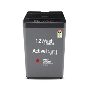 Panasonic 8 Kg 5 Star Fully-Automatic Top Load Washing Machine (2025 Model, Na-F80Lf4Crb, Charcoal Inox Grey, 12 Wash Program, Active Foam Wash Technology, Antibacterial Water Inlet)