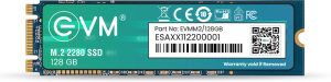 Evm M.2 (2280) Sata 128 Gb Desktop, Laptop, All In One Pc’S Black Sata Iii Internal Solid State Drive (Ssd) (M2/128 Gb)(Interface: Sata Iii, Form Factor: M.2)