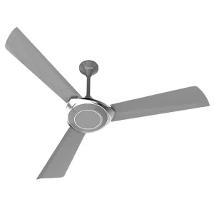 Polycab Superb Neo 1200Mm Star Rated Ceiling Fan For Home | High Speed & Air Flow, 100% Copper | Rust-Proof Blades, 52 Watt, Saves Up To 33% Electricity | 2 Years Warranty【Cool Grey】