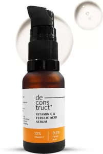 Deconstruct 10% Vitamin C Face Serum | Reduces Dark Spots, Uneven Skin Tone(20 Ml)