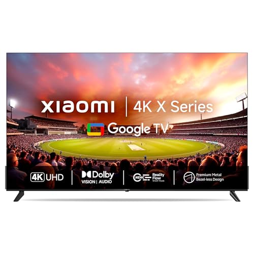 Mi Xiaomi 125 Cm (50 Inches) X Series 4K Led Smart Google Tv L50Ma-Auin (Black)