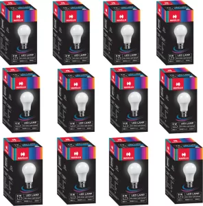 Havells 9 W Basic Round B22 Led Bulb(White, Pack Of 12)