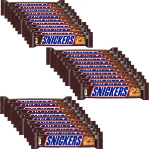 Snickers Peanut Filled Chocolate, Loaded With Nougat & Caramel Bars(30 X 20 G)