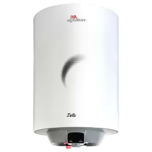 Rr Signature Zello 10L Star Rated Storage Water Heater For Home | Glass Line Tank Geyser | 8 Bar, Suitable For High Rise |Thermal Cutout |Safety Valve 2 Yr Warranty On Product & 6 Yr On Tank By Rr
