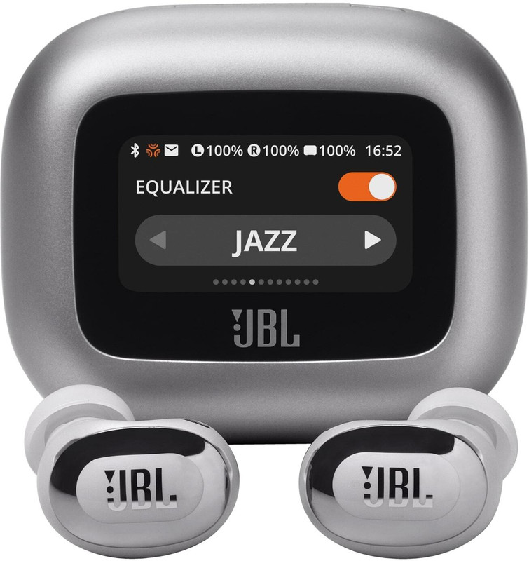 Jbl Live Buds 3, Hi-Res Ldac Audio Anc Tws, Smartcase,40H Runtime, Wireless Charging Bluetooth(Silver, True Wireless)