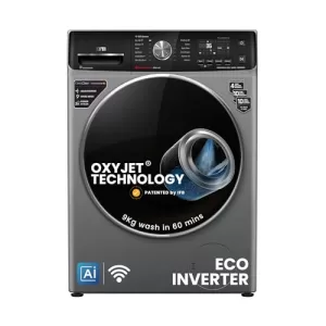 Ifb 9Kg 5 Star With Deep Clean Oxyjet Technology, Ai Powered, Wi-Fi, Fully Automatic Front Load Washing Machine (Executive Msc 9014 Ssl, Steam Refresh Program With Eco Inverter, Metallic Silver)