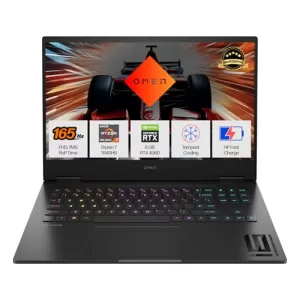 Hp (Smartchoice Omen Amd Ryzen 7 7840Hs/16.1″(40.9Cm) Ai Gaming Laptop 7Ms Response Time(8Gb Rtx 4060/16Gb Ddr5/Ssd,1Tb) Fhd,Ips,165Hz,300Nits(Win11,Black,2.32Kg),Xd0020Ax