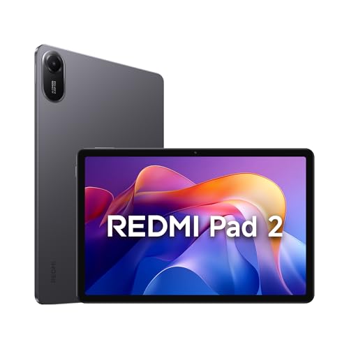 Redmi Pad 2, Active Pen Support, 27.94Cm(11″) Model, 2.5K Sharp & Clear Display, 4Gb, 128Gb, All Day & More 9000Mah Battery, Ai-Enabled, Dolby Atmos, Hyperos 2, Graphite Grey