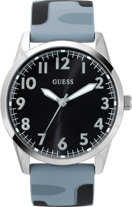 Guess Black Dial Analog Watch  – For Men