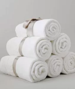 Fresh From Loom Hypoallergenic Men & Women Bath Towel Set | Ultra-Premium 100% Pure Cotton Towels For Bath | 500 Gsm | Soft | High Water Absorber & Quick Dry (27 X 54 Inch | White) 6Pc