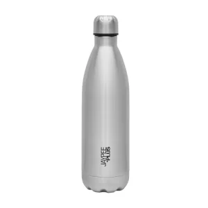 Jaypee Plus Alpha Vaccum Insulated Thermosteel 24 Hours Hot And Cold Water Bottle For School, Office, Home, Gym Double Walled Leakproof, Rust Free Steel Bottle 1000 Ml Flask, Metallic