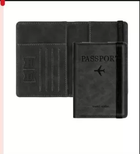 Passport Holder & Cover with Card