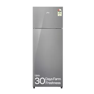 Godrej 223 L 2 Star Nano Shield Technology, Inverter Frost Free Double Door Refrigerator(Rf Eon 244B Ri St Gl, Steel Glow)
