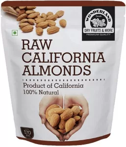 Wonderland Raw Califoria Almonds Almonds(1 X 1 Kg)