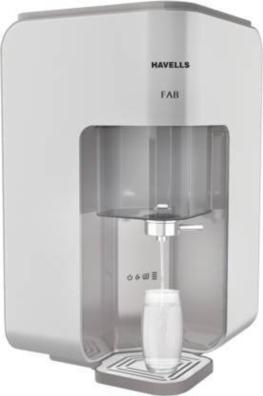 Havells Fab 7 L Ro + Uv Water Purifier Suitable For All – Borewell, Tanker, Municipality Water(Grey And White)