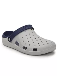 Liberty A-Ha Lpmxt-800 Casual Slingback Clogs For Men With Eva Sole – Slip-On Comfort, Breathable & Lightweight | Ideal For All-Day Wear | Versatile For Indoors/Outdoors (Grey – 42 Eu)
