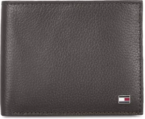 Tommy Hilfiger Men Casual Brown Genuine Leather Wallet(4 Card Slots)