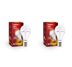 Eveready 12W B22D Emergency Inverter Led Bulb| Cool Day Light (6500K) | Energy Efficient | 4 Hour Battery Backup | Li-On Battery Inside (2)