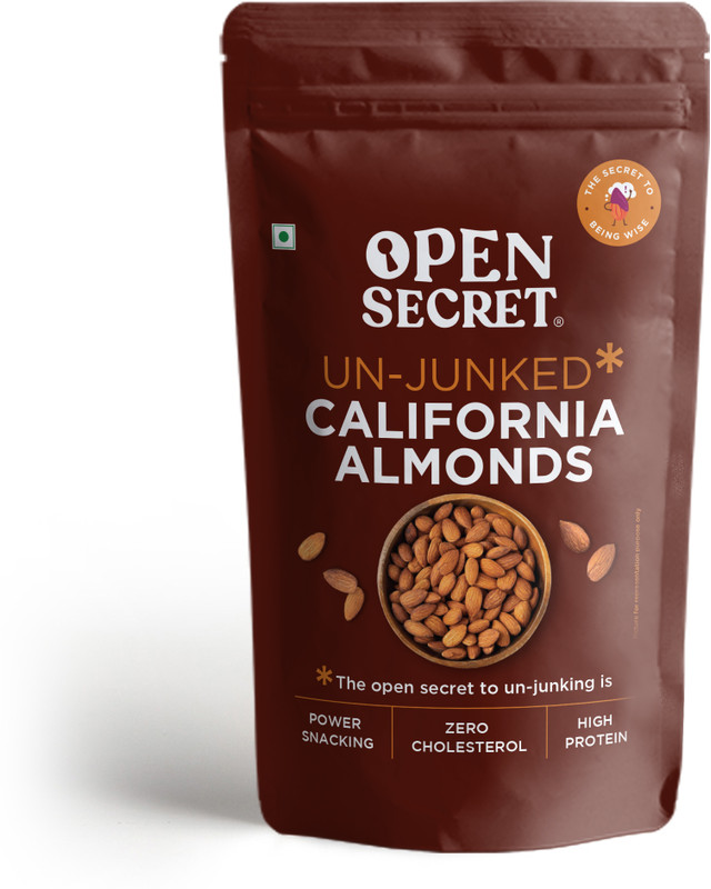 Open Secret 100 % Natural Premium California Dry Fruit Badam Raw Almonds(1 X 1 Kg)