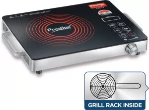 Prestige 2200 W Infrared Cooktop Touch Panel(Black, Pirc 1.0)