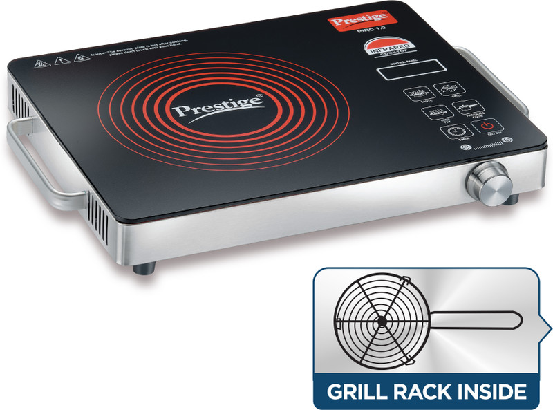 Prestige 2200 W Infrared Cooktop Touch Panel(Black, Pirc 1.0)