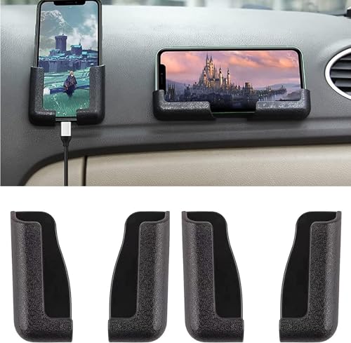 Softsold Enterprise Multifunctional Mobile Phone Bracket -New Self Adhesive Dashboard Mount Car Phone Holder, Car Mobile Holder Mount For All Mobile Phones Thickness<0.5In