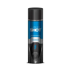 Layer’R Shot Men’S Thunder Body Spray For Men -120 Ml | Long Lasting Premium Fragrance For Fresh Oriental Scent | Luxurious Aerosol Perfume | Perfect For Every Occasion