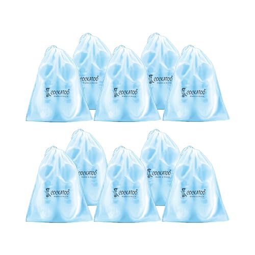 Cockatoo Pe Shoe Bag For Travel & Storage, Women & Men, Travelling Shoe Storage Bag, Shoe Storage Organizer Bag – Pack Of 10 Shoe Pouch(30 X 35 Cm)