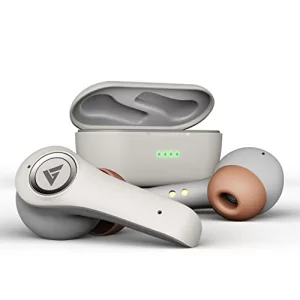 Boult Audio X50 True Wireless In Ear Earbuds With 40H Playtime, Quad Mic Enc, 45Ms Xtreme Low Latency, Made In India, Type-C Fast Charging, 3 Equalizer Modes (Rock, Boomx, Hi-Fi), Bt 5.1 (Warm Grey)