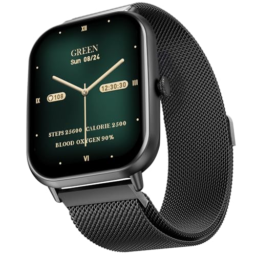 Fire-Boltt Ninja Call Pro Max Ultra Smart Watch 2.01 Inch Display, Bluetooth Calling, 120+ Sports Modes, Health Suite, Voice Assistance (Black Ss)