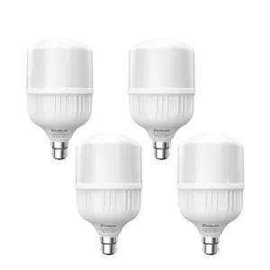 Goldmedal Thor 30W B22 Base Led Bulb – Cool Daylight (6500K) | Energy Efficient | 230 Degree Light Coverage | Surge Protection Up To 4Kv | Rated Life 15000 Hrs | For Home & Office |Pack Of 4