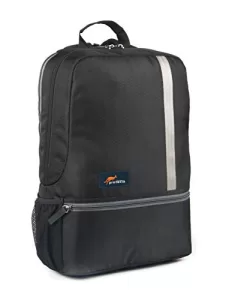 Protecta Right Angle Laptop Backpack For Laptops With Screen Size Up To 15.6 Inch. (Black & Grey)