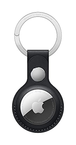 Apple Airtag Leather Key Ring – Midnight