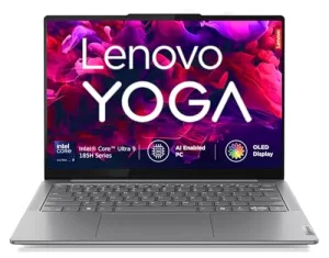 Lenovo Yoga Slim 7 Intel Core Ultra 9 185H 14″(35.5Cm) Wuxga-Oled Laptop (32Gb Ram/1Tb Ssd/Ai Pc/2Wx4 Speakers/Windows 11/Microsoft 365 Basic + Office Home 2024/1Yr Adp Free/Grey/1.39Kg), 83Cv00B3In