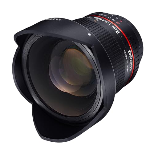 Samyang Mf 8Mm F3.5 Hd Lens For Nikon Ae, Black