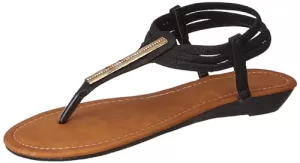 Red Label Womendebrasandal Uk 7 Color Black (6616107)