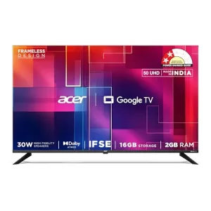 Acer 126 Cm (50 Inches) G Plus Series 4K Ultra Hd Led Smart Google Tv Ar50Udggr2851Ad