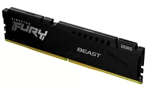 Kingston Fury Beast Black 32Gb 5600Mt/S Ddr5 Cl40 Xmp 3.0 Ready Computer Memory Single Module Kf556C40Bb-32