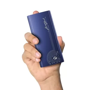 Zebronics Energipod 10Mr1, Power Bank, 10000 Mah, 22.5W Super Fast Charging Pd 3.0 (Pps), Dual Type C & Usb A, Led Indicator, Metal Body, For Iphone, Android, Tablets, Airpods, Made In India (Blue)