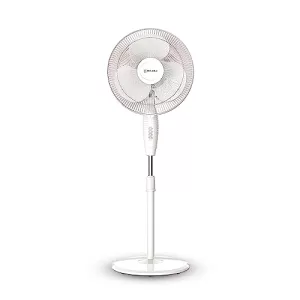 Bajaj Frore Neo 400 Mm Oscillating Pedestal Fan For Home | Aerodynamically Balanced Blades | 100% Copper Motor | High Air Delivery | 3-Speed Control | Rust Free | 2 Yrs Warranty 【White】