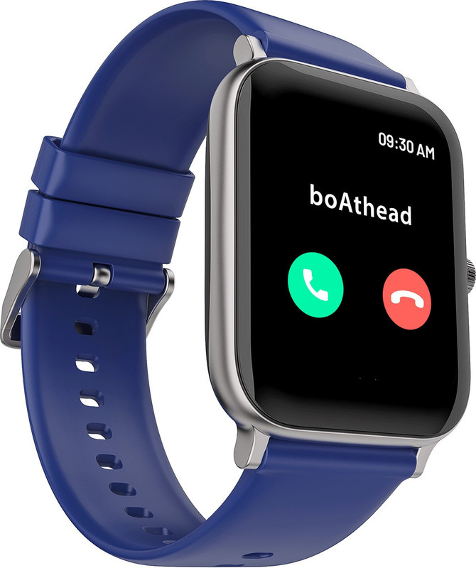 Boat Storm Pro With 4.52 Cm(1.78″) Amoled Display, 700+ Active Modes, Cricket Scores Smartwatch(Blue Strap, Free Size)
