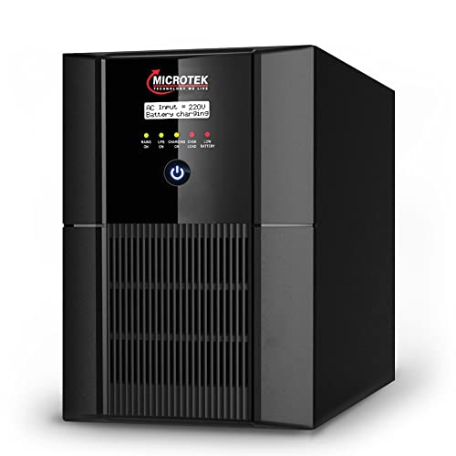 Microtek Jumbo Pure Sine Wave & Dsc Based Technology Ups For Home, Office & Shops Working Power:3.2Kva/2560W (Jm Sw 3750+/36V)