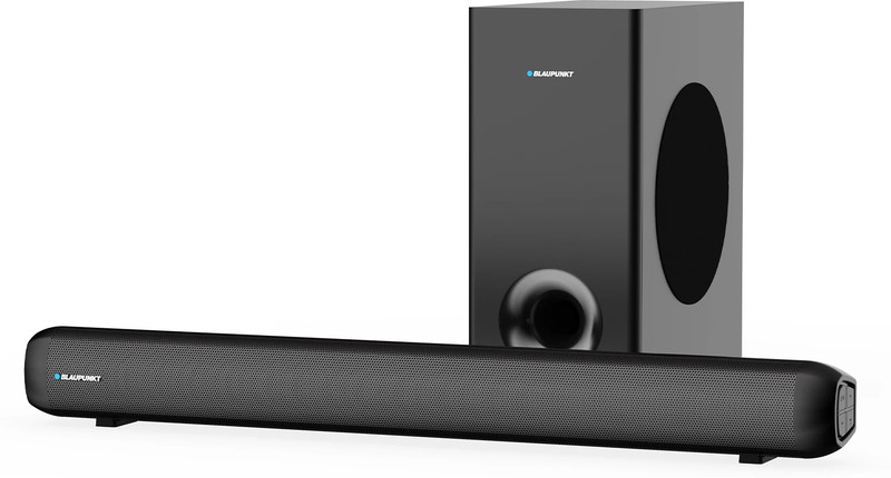 Blaupunkt Sbw New York 20 2.1 Ch 120W Soundbar I Hdmi-Arc I Bt I Aux I Remote Control 120 W Bluetooth Soundbar(Black, 2.1 Channel)