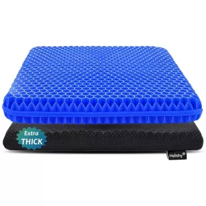 Abter Extra Thick Gel Seat Office Seat Cushion For Long Sitting Breathable Egg Gel For Office Home Chairs, Cars, Long Trips – Back, Sciatica, Hip, Tailbone Pain Relief