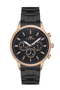 Ferro Analog Black Dial Men’S Watch-Fm11145A-R