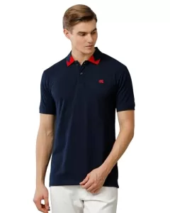 Adro Premium Cotton Polo For Men (Pn23-H-Pln-Nb_Navy_S)
