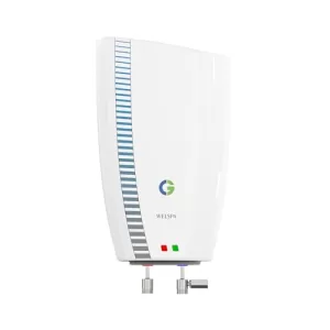 Cg Welspa 5L (5 Litre) Instant Water Heater (Instant Geyser) | 5 Layer Safety | Rust Proof Non-Corrosive Body | Led Indicator | For Home, Bathroom, Kitchen | White